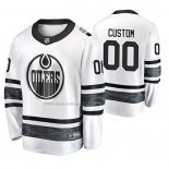 Maglia Hockey 2019 All Star Edmonton Oilers Personalizzate Bianco