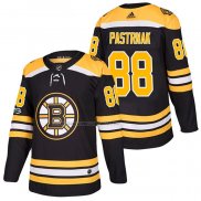 Maglia Hockey Boston Bruins David Pastrnak Home Autentico 2018 Nero