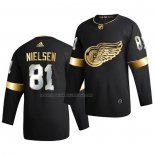 Maglia Hockey Golden Edition Detroit Red Wings Frans Nielsen Limited Autentico 2020-21 Nero