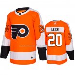 Maglia Hockey Philadelphia Flyers Taylor Leier Home Autentico Arancione