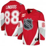 Maglia Hockey 1999 All Star Eric Lindros Mitchell & Ness Blu Line Rosso