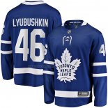 Maglia Hockey Toronto Maple Leafs Ilya Lyubushkin Home Premier Breakaway Blu