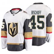 Maglia Hockey Vegas Golden Knights Jake Bischoff 2019 Away Breakaway Bianco