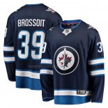 Maglia Hockey Winnipeg Jets Laurent Brossoit Home Premier Breakaway Blu