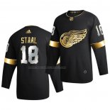 Maglia Hockey Golden Edition Detroit Red Wings Marc Staal Limited Autentico 2020-21 Nero