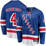 Maglia Hockey New York Rangers Braden Schneider Home Premier Breakaway Blu