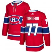 Maglia Hockey Montreal Canadiens Pierre Turgeon Home Autentico Rosso