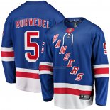 Maglia Hockey New York Rangers Chad Ruhwedel Home Premier Breakaway Blu