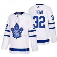 Maglia Hockey Toronto Maple Leafs Josh Leivo Away 2017-2018 Bianco