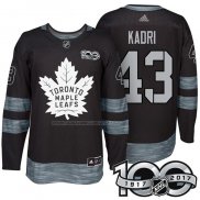 Maglia Hockey Toronto Maple Leafs Nazem Kadri 1917-2017 100th Anniversario Nero