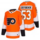 Maglia Hockey Philadelphia Flyers Shayne Gostisbehere Autentico Home 2018 Arancione