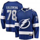 Maglia Hockey Tampa Bay Lightning Emil Lilleberg Home Premier Breakaway Blu