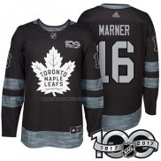 Maglia Hockey Toronto Maple Leafs Mitchell Marner 1917-2017 100th Anniversario Nero