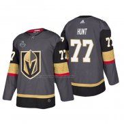 Maglia Hockey Vegas Golden Knights Brad Hunt Bound Patch 2018 Stanley Cup Final Gris