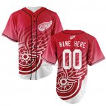 Maglia Hockey Detroit Red Wings Personalizzate Rosso