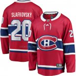 Maglia Hockey Montreal Canadiens Juraj Slafkovsky Home Premier Breakaway Rosso
