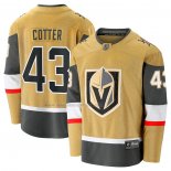 Maglia Hockey Vegas Golden Knights Paul Cotter Premier Breakaway Or