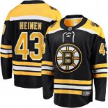 Maglia Hockey Boston Bruins Danton Heinen Home Premier Breakaway Nero