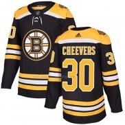 Maglia Hockey Boston Bruins Gerry Cheevers Home Autentico Nero
