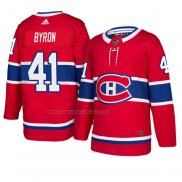 Maglia Hockey Montreal Canadiens Paul Byron Autentico Home Rosso