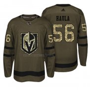 Maglia Hockey Vegas Golden Knights Erik Haula Salute To Service Verde Militare