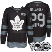 Maglia Hockey Toronto Maple Leafs William Nylander 1917-2017 100th Anniversario Nero